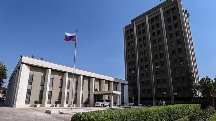 Ostrzelano rosyjską ambasadę w Damaszku