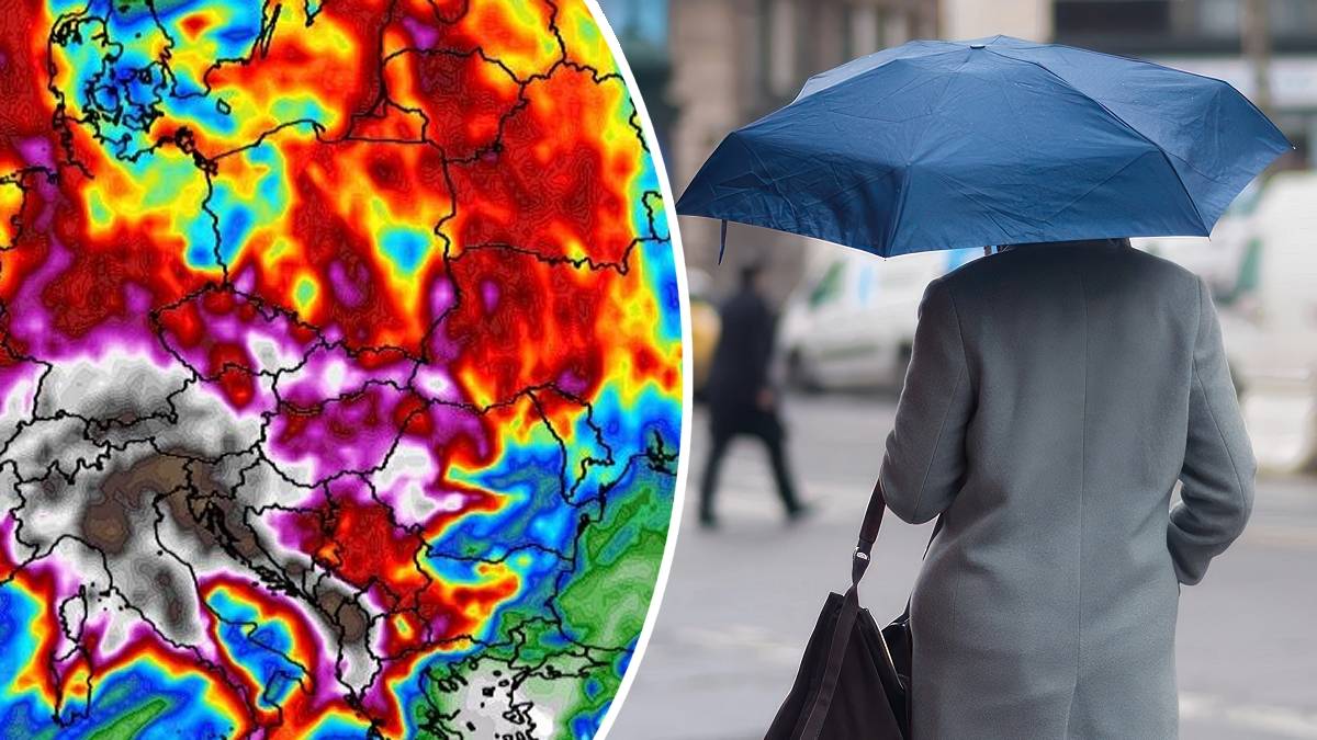 Będą kolejne ulewy. Fot. wxcharts.com
