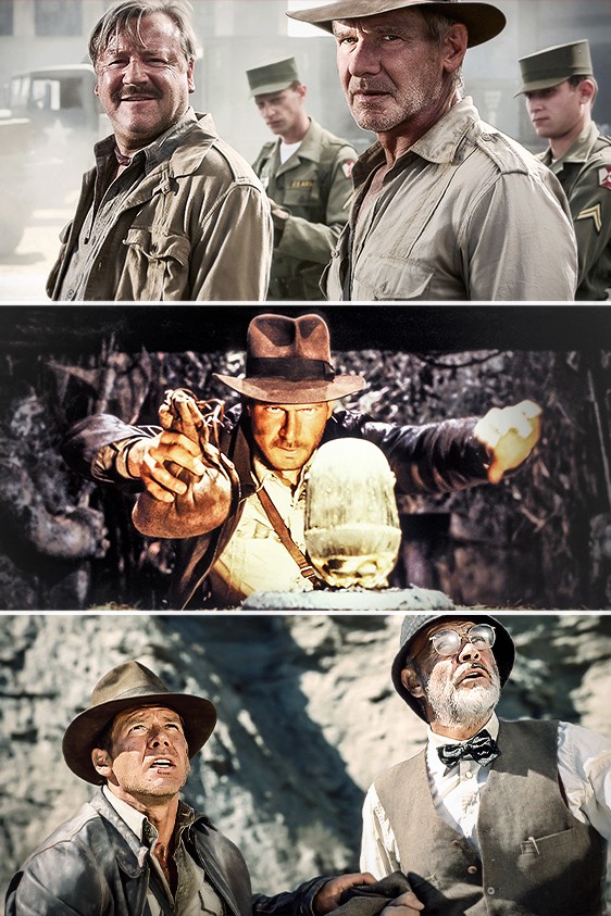 2022-10-18 Harrison Ford jako Indiana Jones na antenie Polsat Film