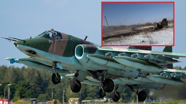 Rosja: Na lotnisku pod Biełgorodem rozbił się samolot szturmowy Su-25