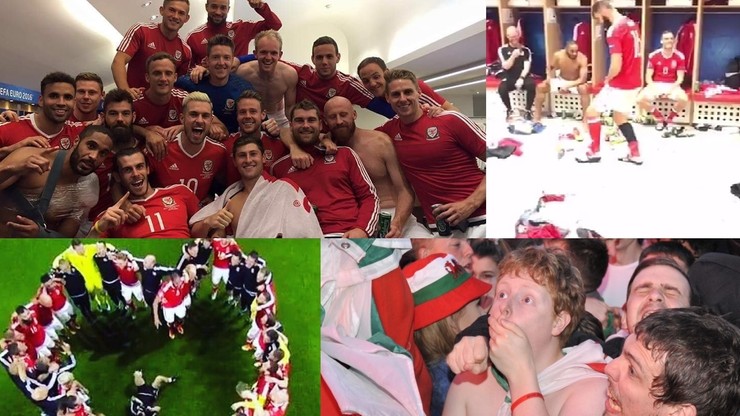 Euforia Walijczyków. Tak fani i piłkarze celebrowali półfinał Euro 2016