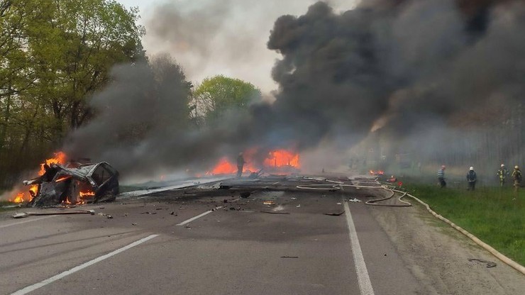 Wojna w Ukrainie. 27 osób zginęło w wypadku drogowym w obwodzie rówieńskim