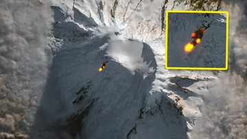 Erupcja wulkanu w Antarktyce. Wszystko uchwycono z satelity
