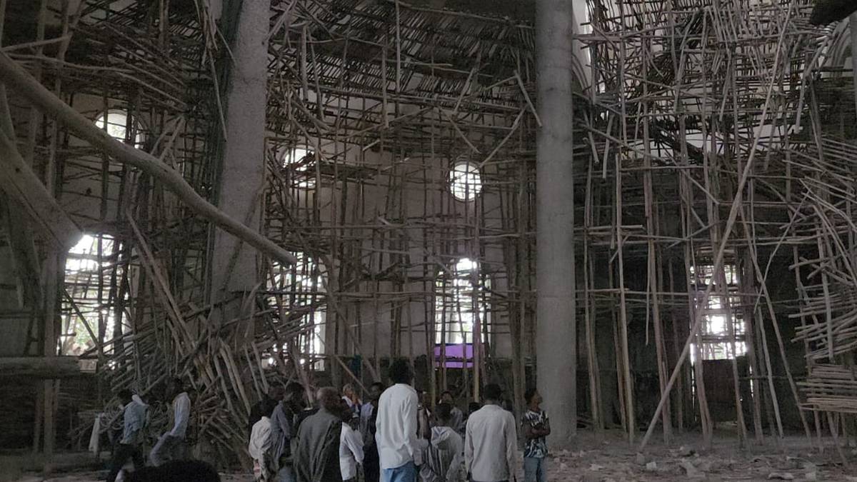 Tragedia w Etiopii. Na wiernych w kościele runęło rusztowanie