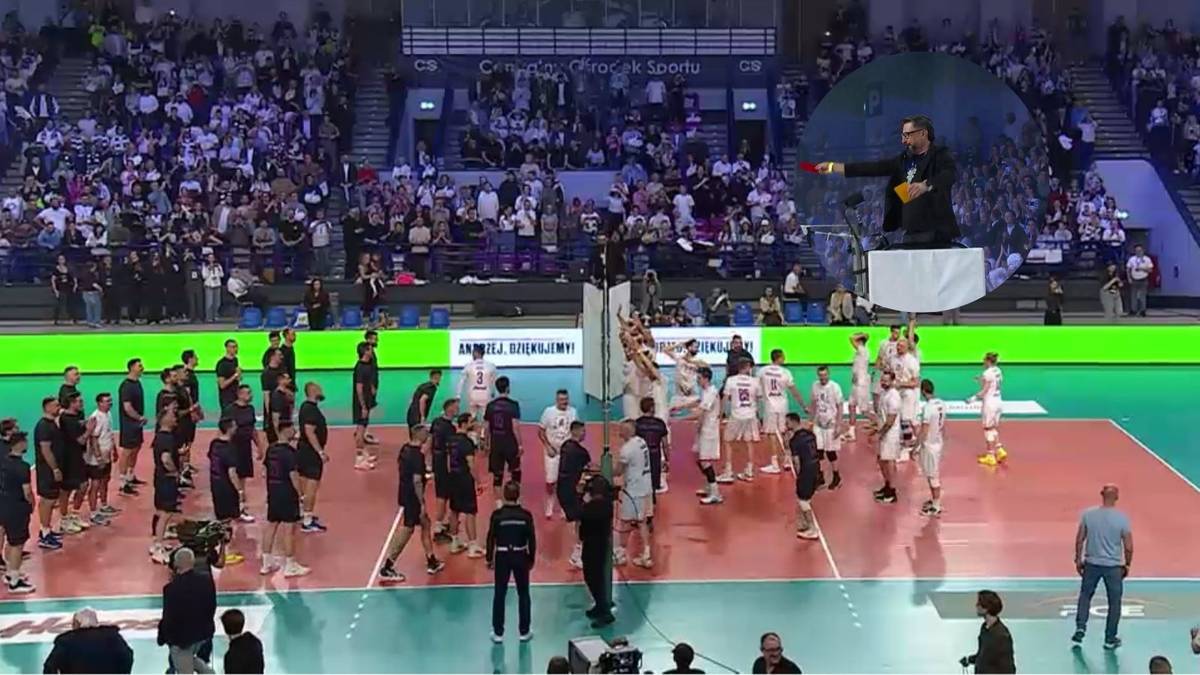 Tłum na boisku, Bednaruk w roli sędziego. Szalona końcówka ostatniego meczu Andrzeja Wrony (WIDEO)