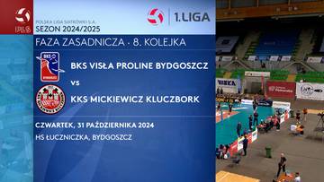 BKS Visła Proline Bydgoszcz - KKS Mickiewicz Kluczbork. Skrót meczu