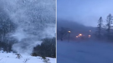 Śnieżne tornado w Tatrach. Turysta sfilmował niezwykłe zjawisko 