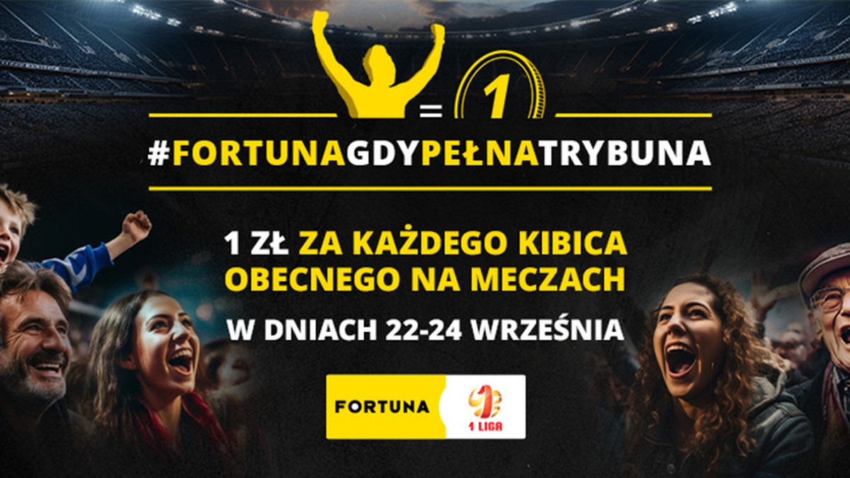 #FortunaGdyPełnaTrybuna. Przyjdź na stadion dla Herosów!