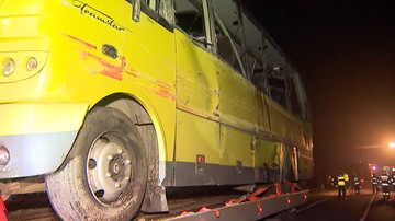 Tragiczny wypadek w Słowinie. Kierowca ciężarówki, która zderzyła się z autobusem usłyszał zarzut