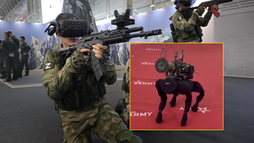 Rosjanie pokazali wojennego robota przyszłości. To zabawka z Chin