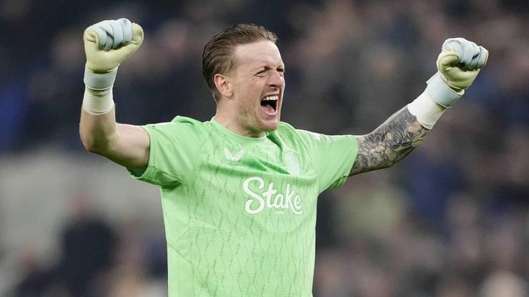 11. Jordan Pickford (Everton, Anglia)