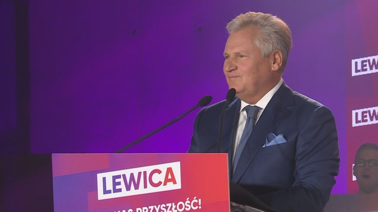 "Wróćcie do lewicy, zaufajcie tym ludziom". Kwaśniewski do swoich wyborców z 1995 i 2000 roku