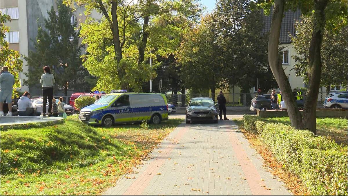 Atak w szkole w Ostrołęce: osiem osób rannych, 19-latek zatrzymany