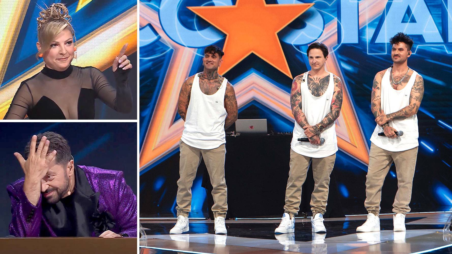 Ale akcje! Zespół B-TWIN nago, a jurorzy razem pod prysznicem