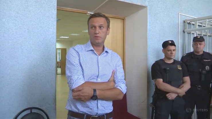 Aleksiej Nawalny skazany na 10 dni aresztu