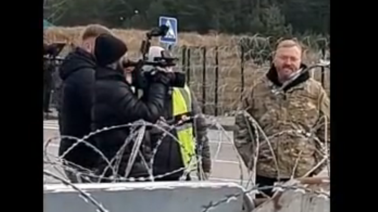 Na przejściu granicznym w Bruzgach pojawił się dziś rosyjski polityk Vitaly Milonov