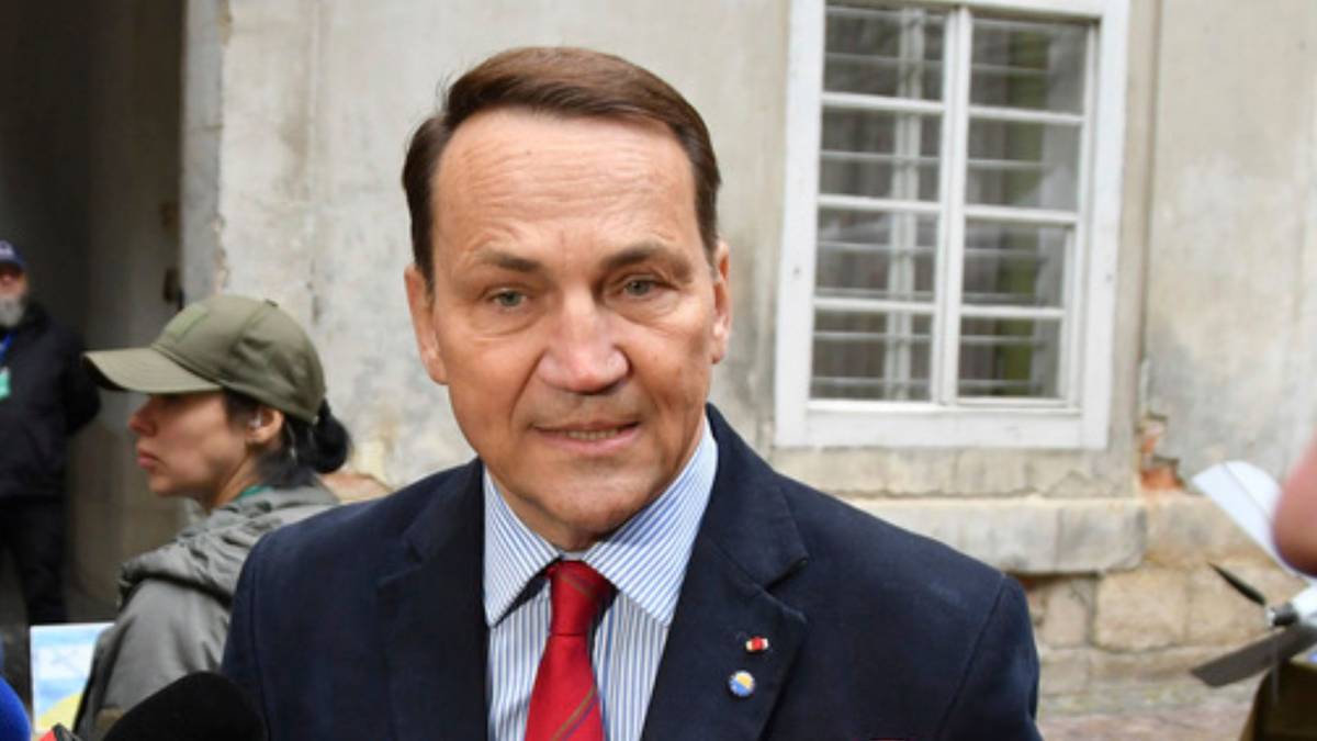 Pytanie Polaka rozzłościło Trumpa. Sikorski stanął w obronie dziennikarza