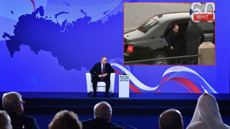 Rosja. Nowe nagranie z Władimirem Putinem. Nie przejdzie 100 metrów bez ochroniarzy