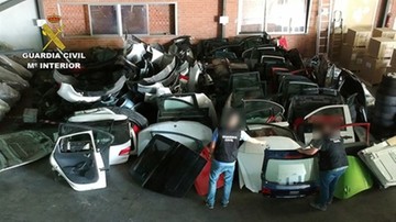 Hiszpańska żandarmeria rozbiła polski gang złodziei aut. "Ukradli co najmniej 17 pojazdów"