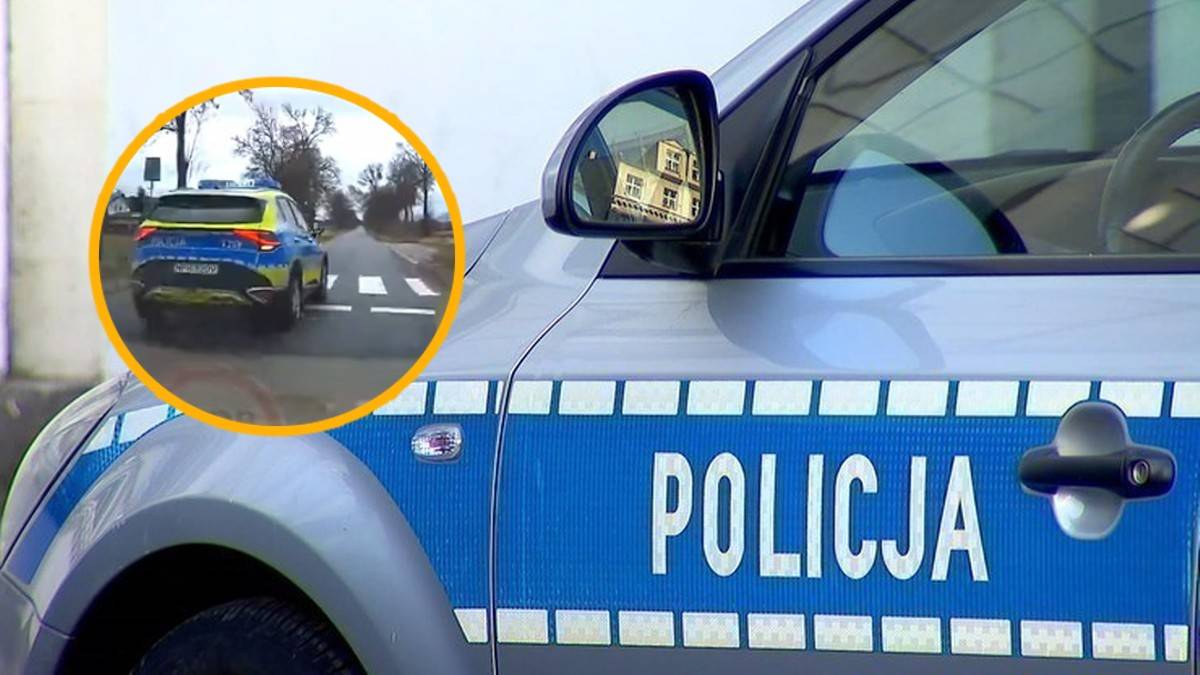 Karygodne zachowanie policjanta na drodze. Nagrał go kierowca