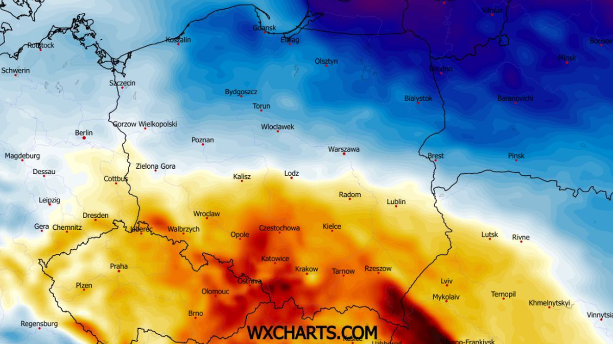 W niedzielę na południu będzie najcieplej. Niewykluczone, że w ciągu dnia będzie tam nawet pięć stopni powyżej zera