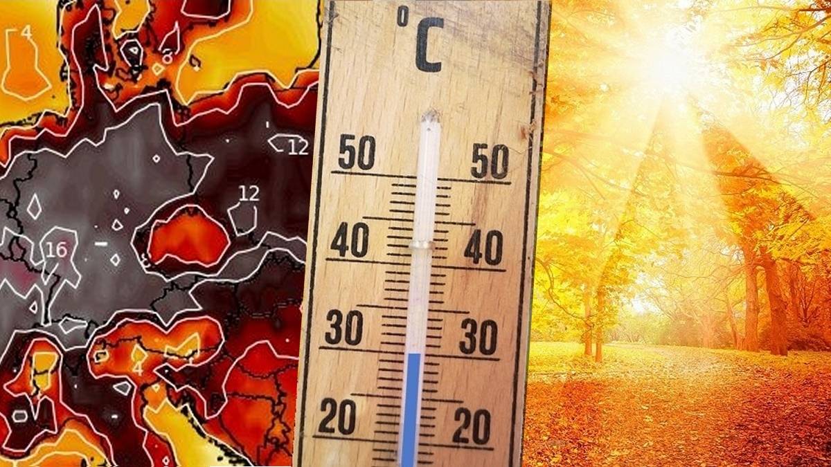 Wyjątkowo gorący przełom września i października. Fot. Wxcharts.com / Pixabay.
