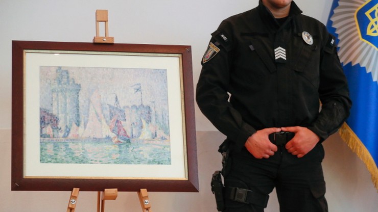 Skradziony we Francji obraz Paula Signaca odzyskany na Ukrainie