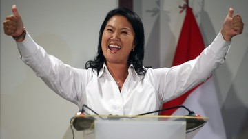Exit polls: Keiko Fujimori wygrała pierwszą turę wyborów prezydenckich w Peru