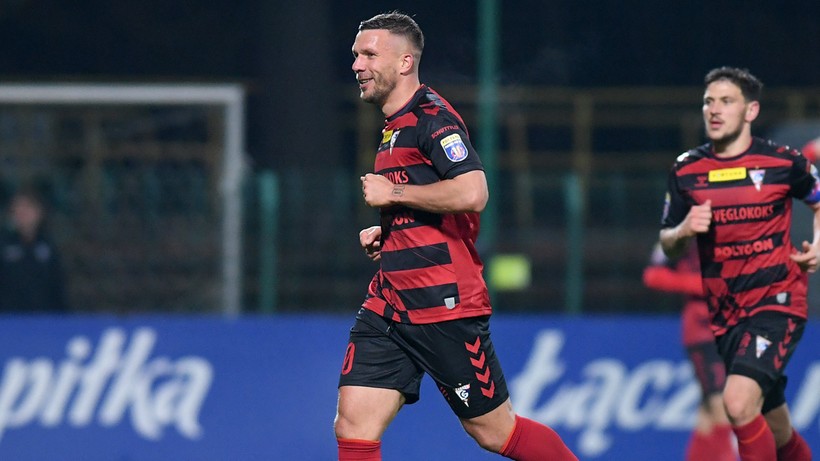 Fortuna Puchar Polski: Lukas Podolski bohaterem Górnika Zabrze