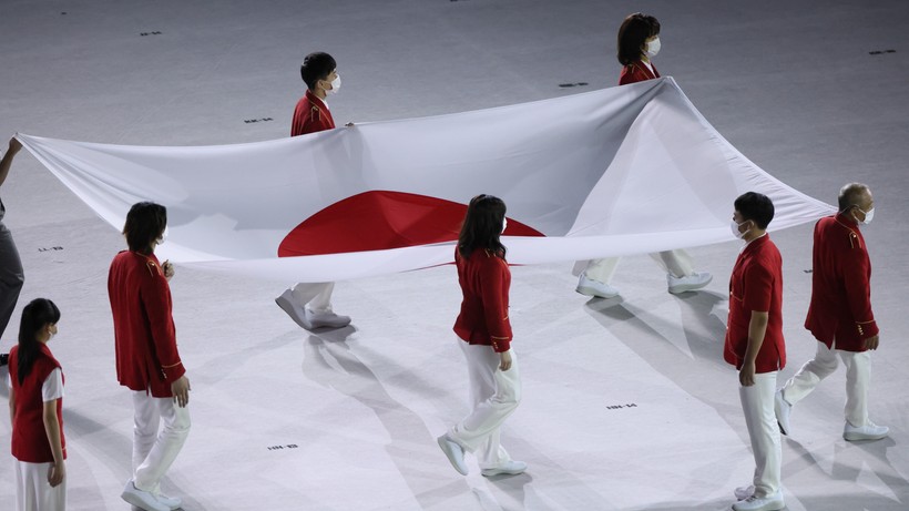 Tokio 2020: Kontrowersje wokół flagi „wschodzącego słońca” na Igrzyskach w Tokio