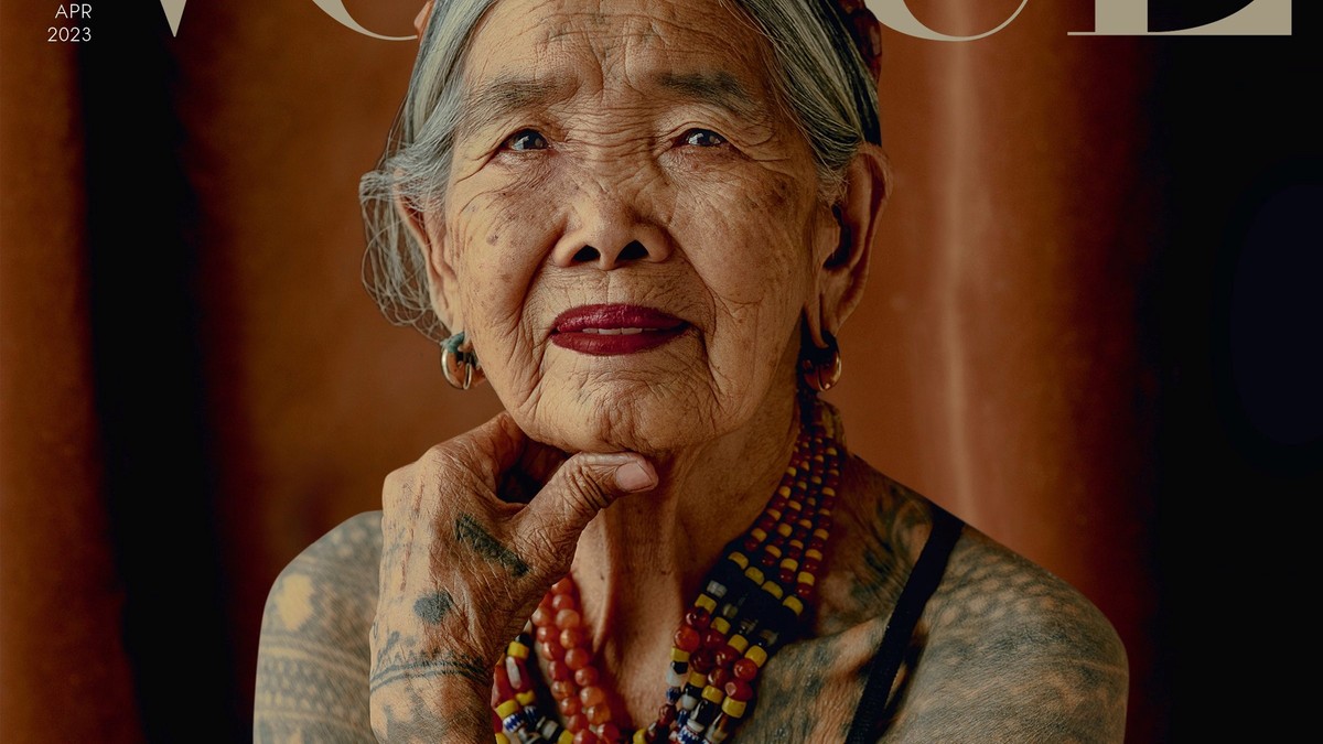 Filipiny: Najstarsza kobieta na okładce "Vogue'a". To rdzenna tatuażystka
