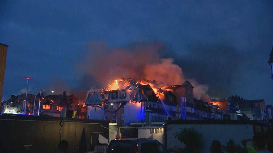 Dramat pogorzelców. Pożar w Ząbkach zabrał im wszystko