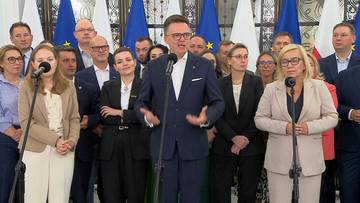 "Polska 2050 będzie miała wicepremiera". Hołownia potwierdza [RELACJA]