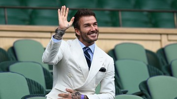 Wimbledon: David Beckham oglądał mecz Huberta Hurkacza