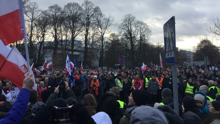 Manifestacja "Obywatele dla demokracji" w Warszawie