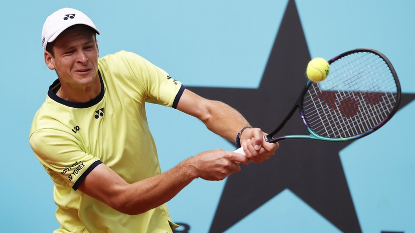 ATP w Madrycie: Dokończenie deblowego meczu Huberta Hurkacza w środę