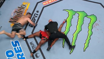 UFC: Brutalny nokaut w wadze ciężkiej! Rywal padł jak rażony piorunem (WIDEO)