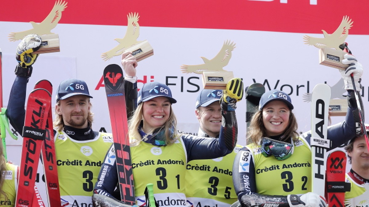 Alpejski PŚ: Norwegowie najlepsi w zawodach drużynowych