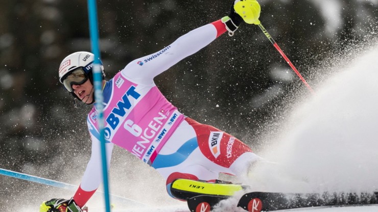 Alpejski PŚ: Zenhaeusern liderem na półmetku slalomu w Kitzbuehel