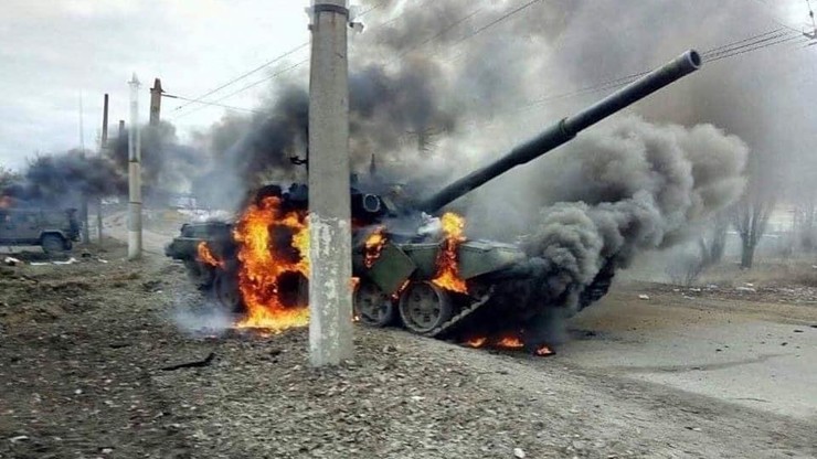 Kontratak Ukraińców pod Kijowem. "Zniszczono rosyjskie czołgi"