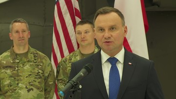 Andrzej Duda odwiedził bazę Gwardii Narodowej w USA. Rozmawiał o współpracy z WOT
