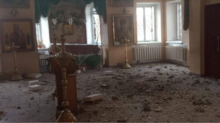 Wojna w Ukrainie. W prawosławną Niedzielę Palmową Rosjanie ostrzelali cerkiew w Siewierodoniecku