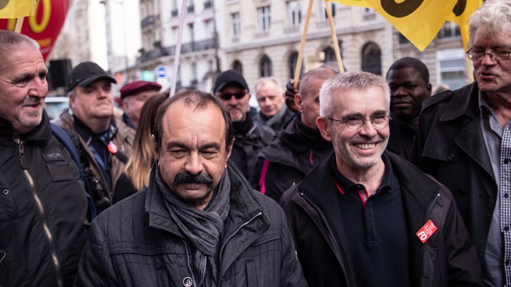 W Paryżu liczna manifestacja zwołana przez związki zawodowe