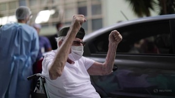 99-letni weteran wygrał walkę z koronawirusem