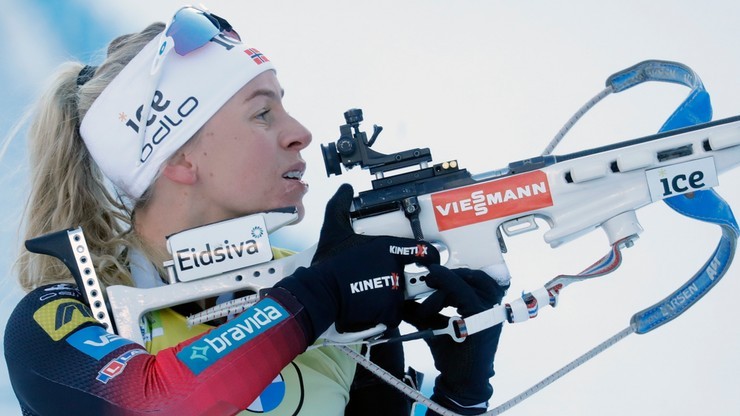 PŚ w biathlonie: Tiril Eckhoff wygrała bieg na dochodzenie w Novym Mescie