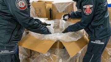 Ważyła prawie 1,5 tony. Nielegalna paczka z Indonezji na Okęciu