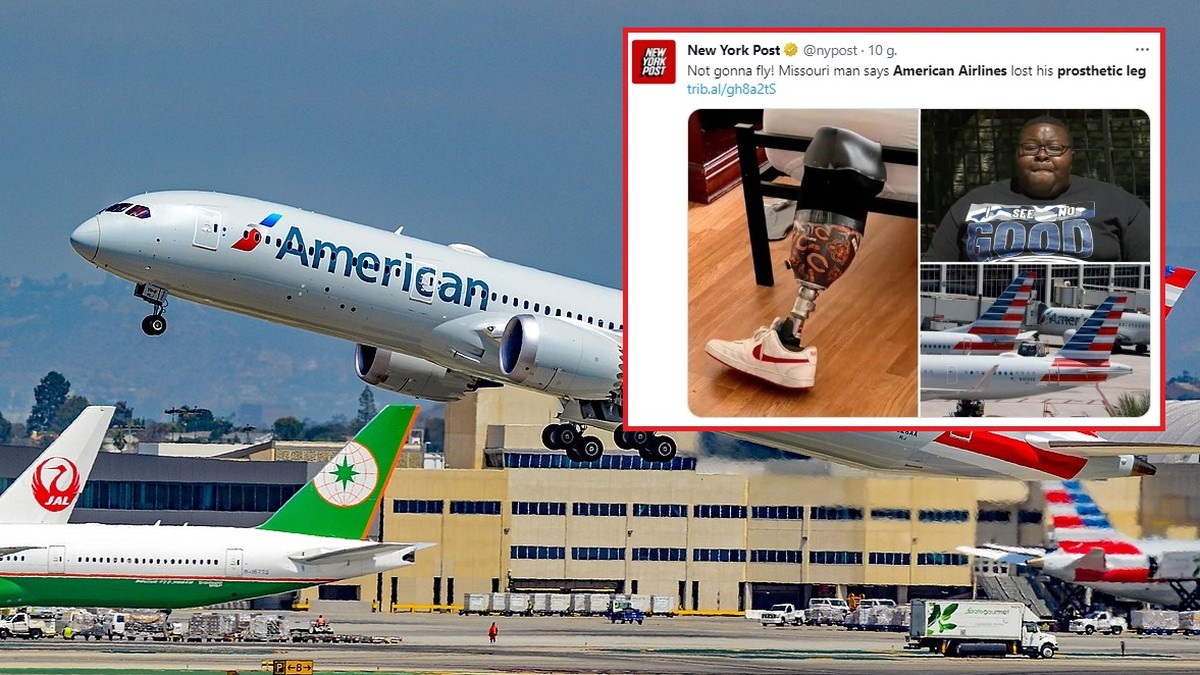 USA: Linie lotnicze zgubiły jego protezę. Nie chcą oddać pieniędzy