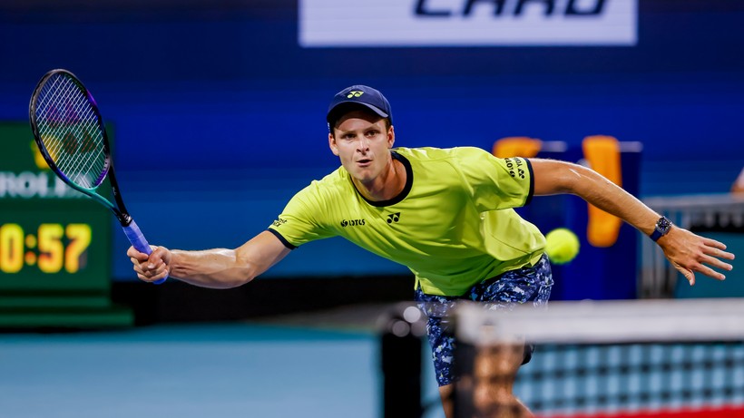 ATP w Miami: Hubert Hurkacz przegrał w półfinale (WIDEO)