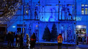 Niezwykła szopka bożonarodzeniowa w Gdańsku. Została wykonana z metalu