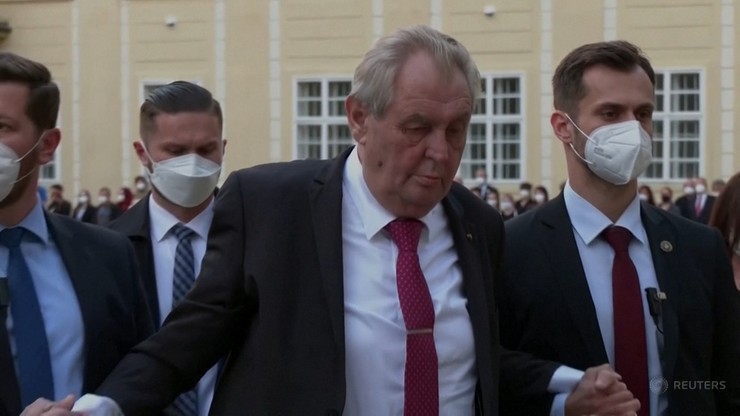Prezydent Czech Milosz Zeman trafił do szpitala